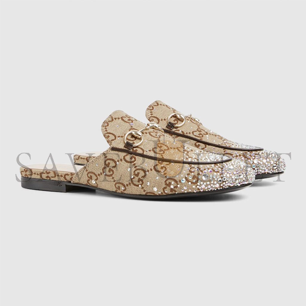 GUCCI WOMEN'S PRINCETOWN SLIPPER 812307 GUCCI WOMEN'S PRINCETOWN SLIPPER 812307
